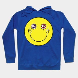 EMOJI WITH A SMILE FUCK YU Hoodie